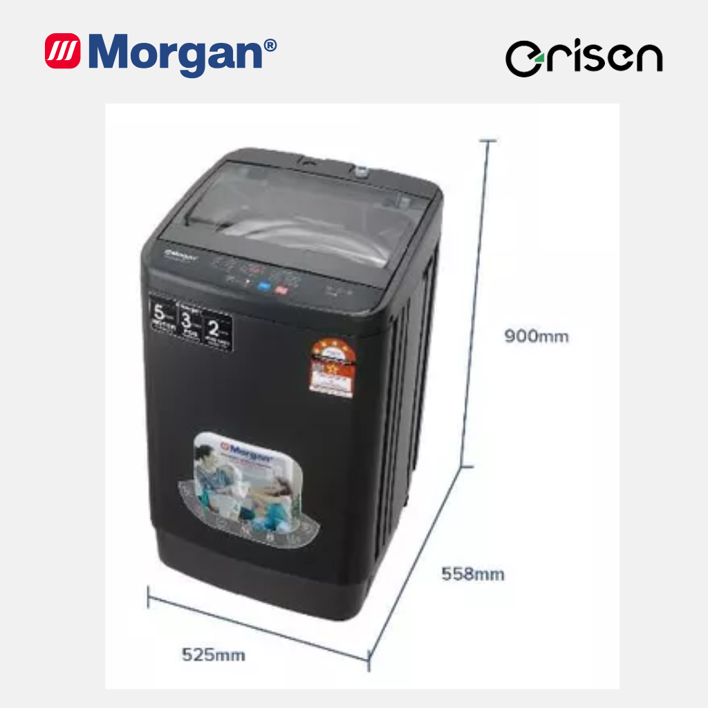 Morgan Fully Auto Washing Machine (8kg) MWM-TANZANITE 8TL