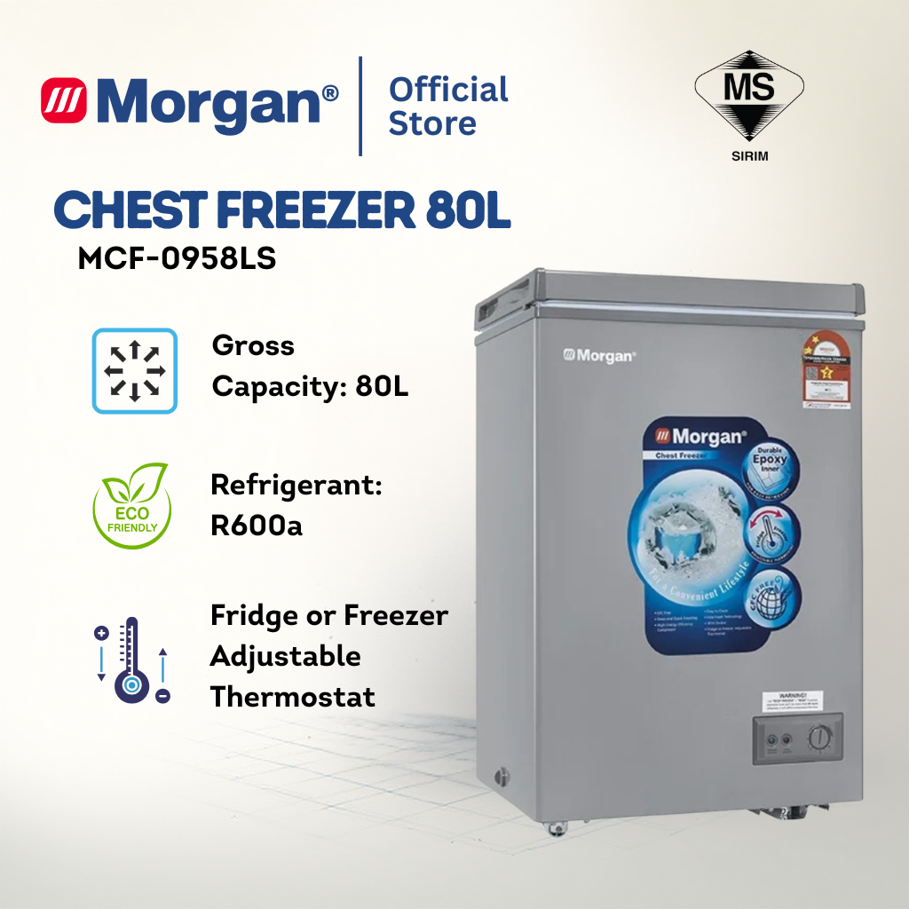 Morgan Chest Freezer (80L) MCF-0958LS