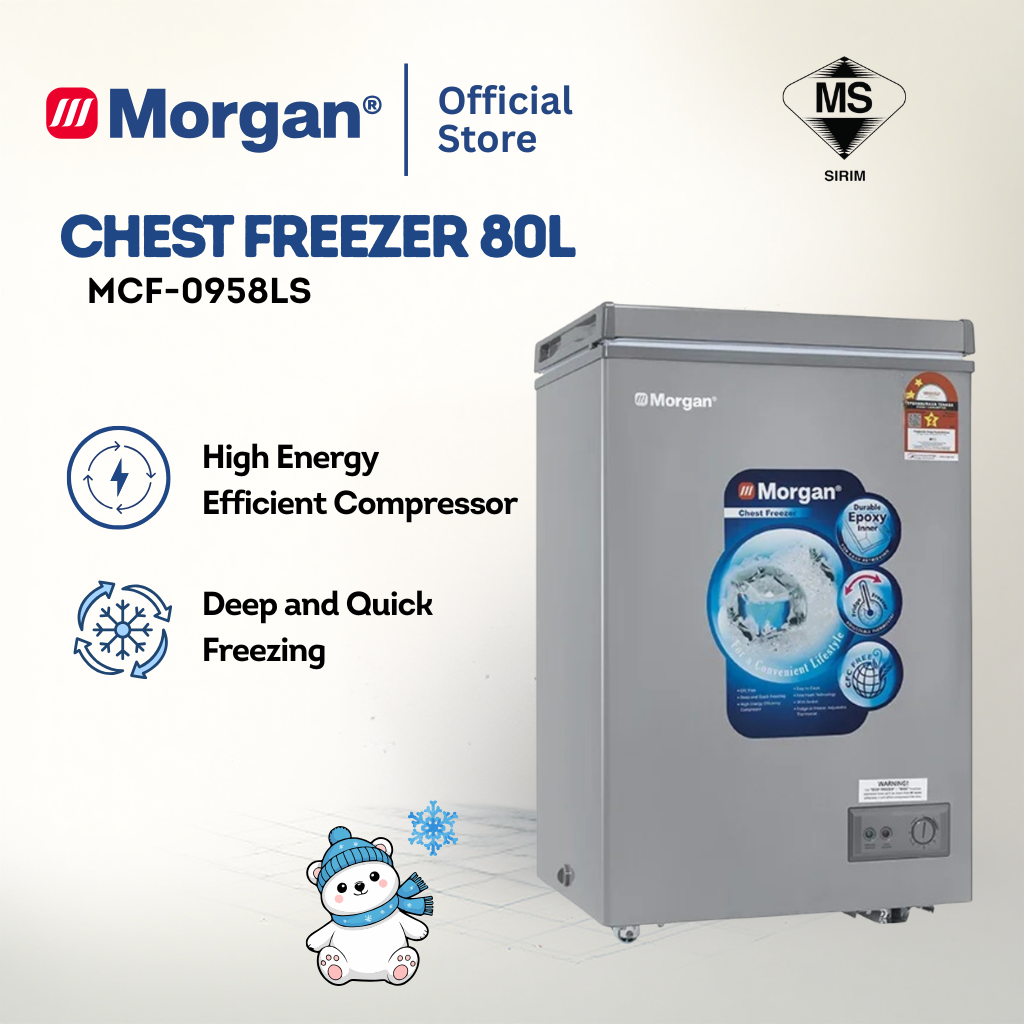 Morgan Chest Freezer (80L) MCF-0958LS