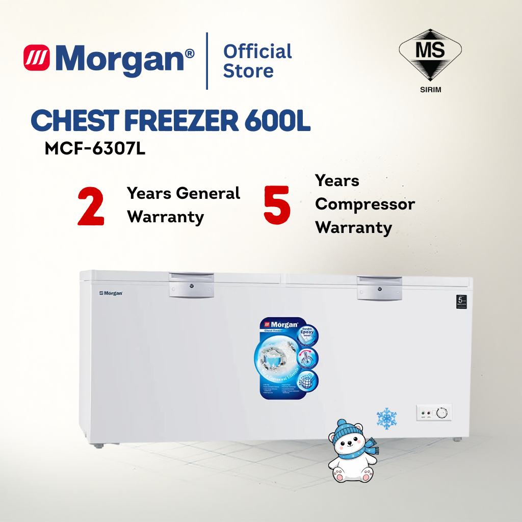 Morgan Dual Door Chest Freezer (600L) MCF-6307L