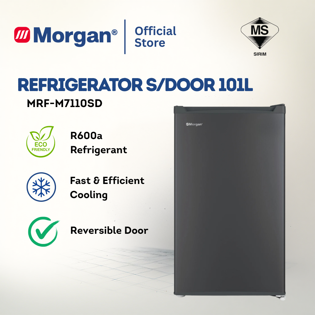 Morgan Single Door Refrigerator (101L) MRF-M7110SD