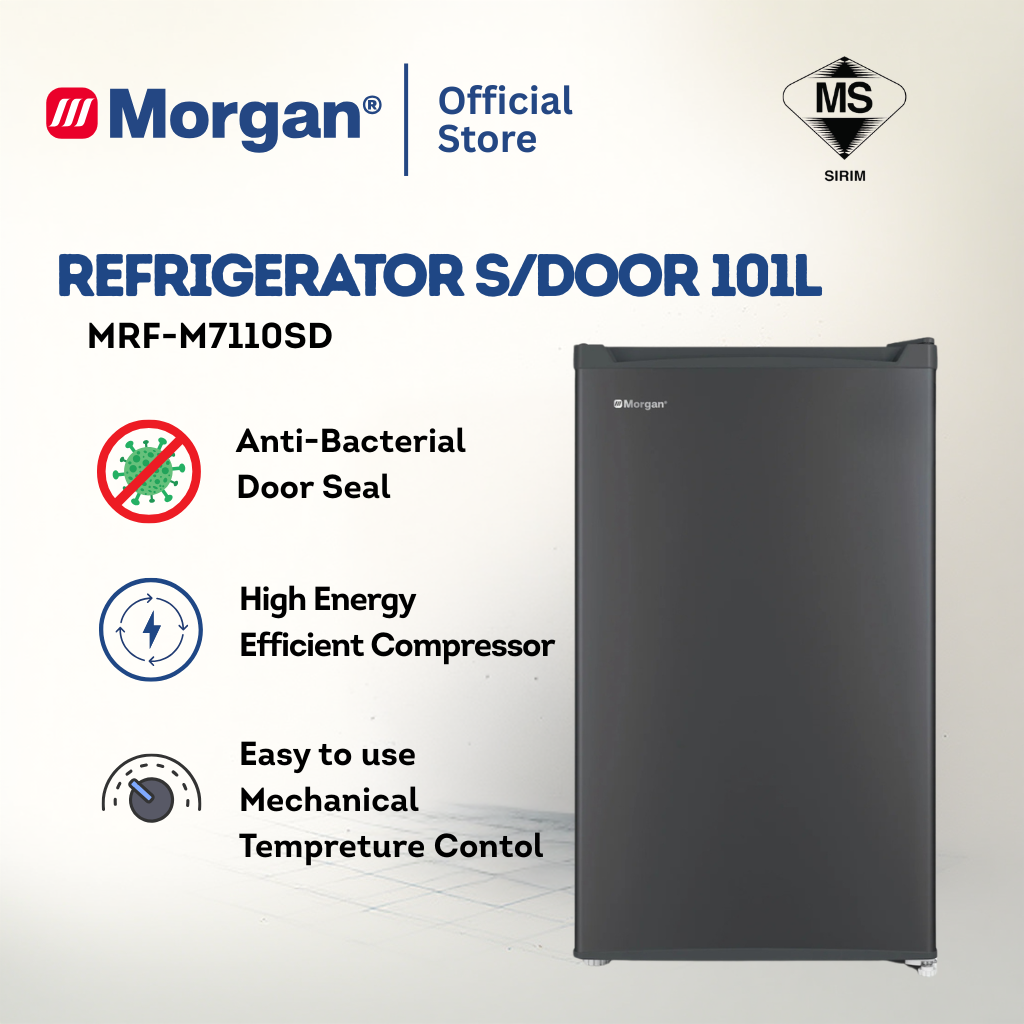 Morgan Single Door Refrigerator (101L) MRF-M7110SD