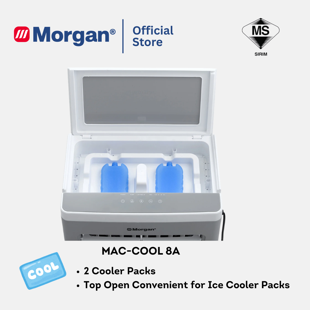Morgan 3-Speed Portable Air Cooler with Timer Setting Function MAC-COOL 8A