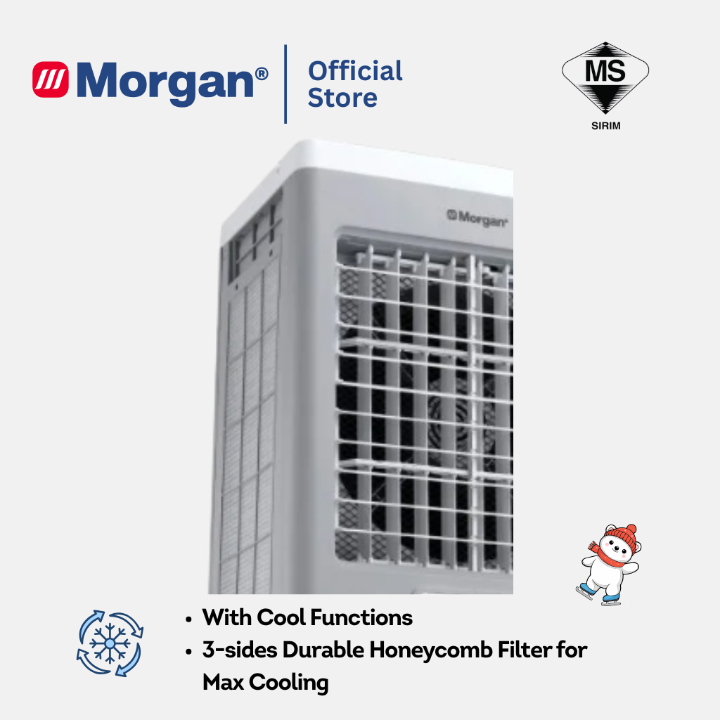 Morgan 3-Speed Portable Air Cooler with Timer Setting Function MAC-COOL 8A
